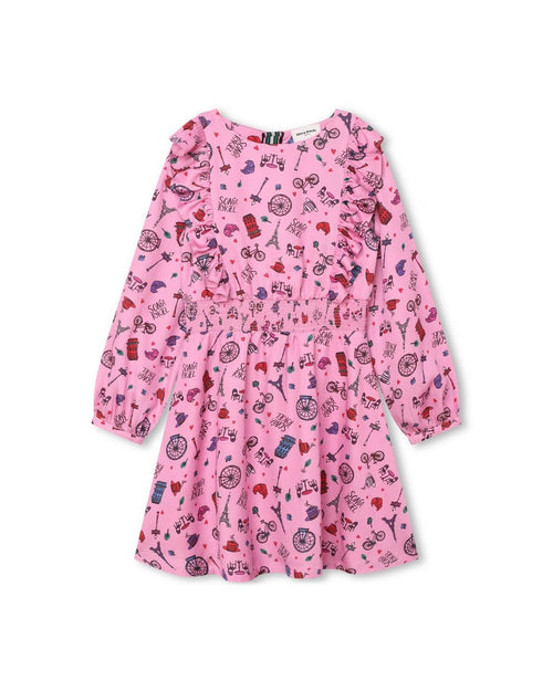 Robe Manches Longues - Rose Candy - Fille - Sonia Rykiel