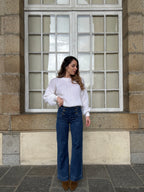Vaqueros Victorine denim oscuro