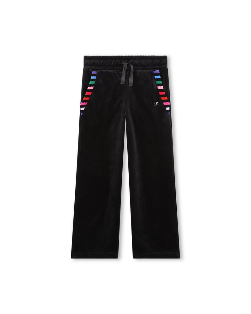 Pantalon Velours - Rayure - Fille - Sonia Rykiel