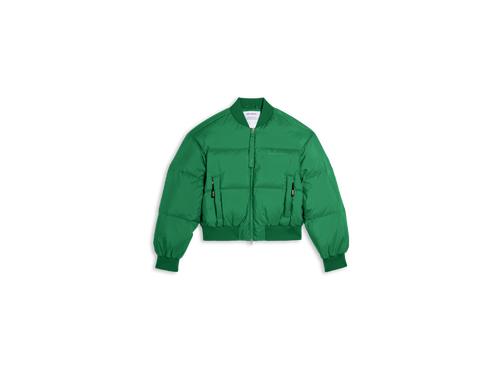 Zoe Down Bomber Jacket - Green - Women