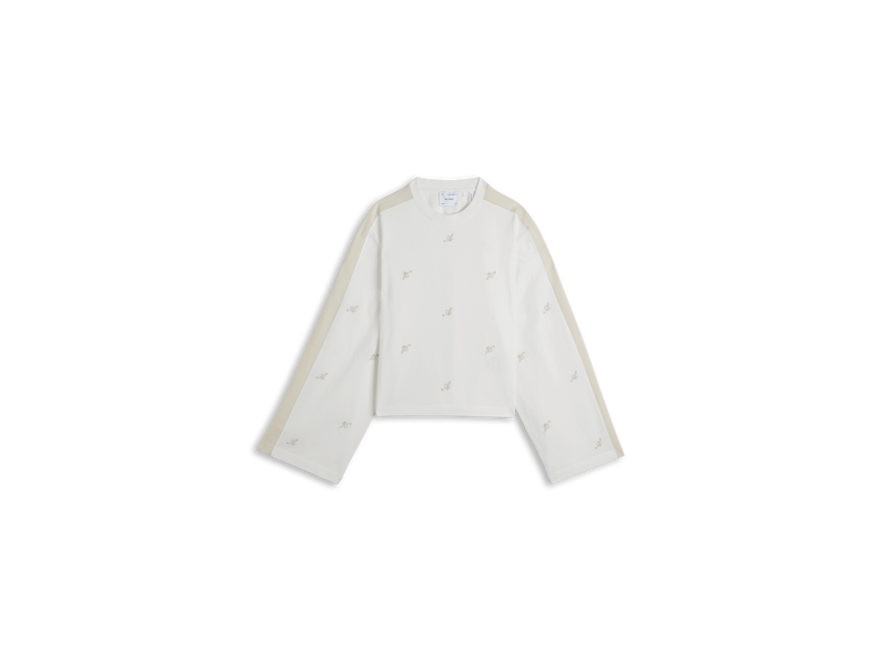 Trace Long-Sleeve T-Shirt - Ecru - Women