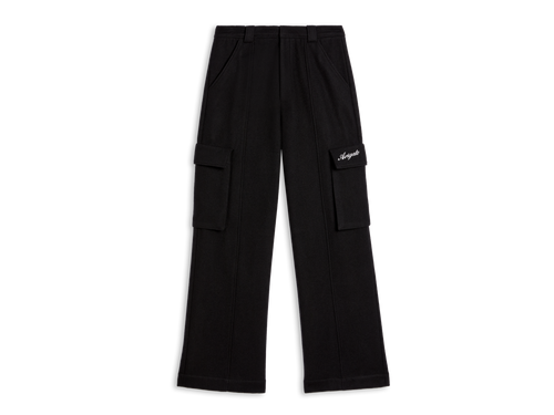 Patch Cargo Trousers - Black - Women