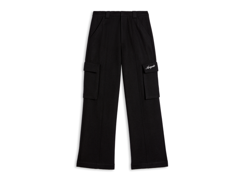 Patch Cargo Trousers - Black - Women