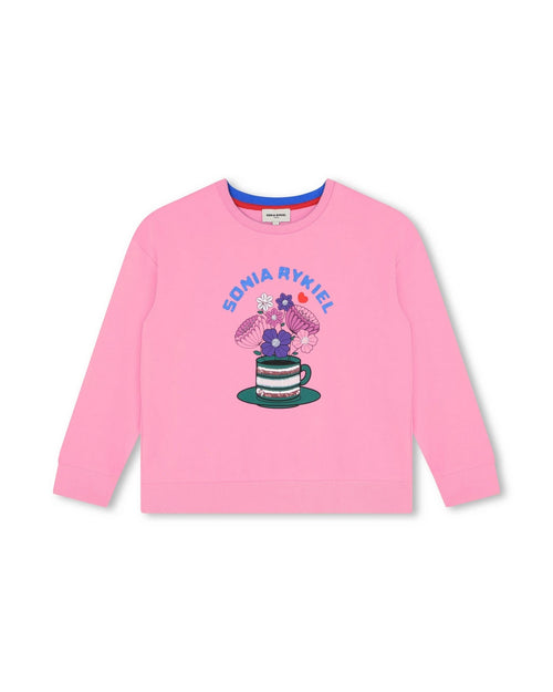 Sweat Fantaisie - Rose Candy - Fille - Sonia Rykiel