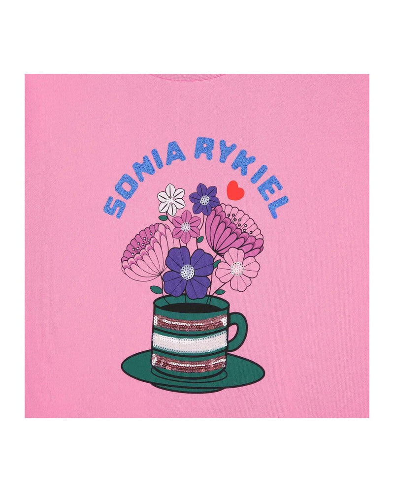 Sweat Fantaisie - Rose Candy - Fille - Sonia Rykiel