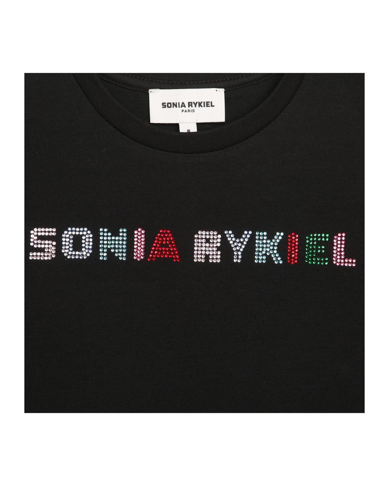 T-Shirt Manches Courtes - Black - Fille - Sonia Rykiel