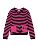 Cardigan Tricot - Rose Fuchsi - Fille - Sonia Rykiel