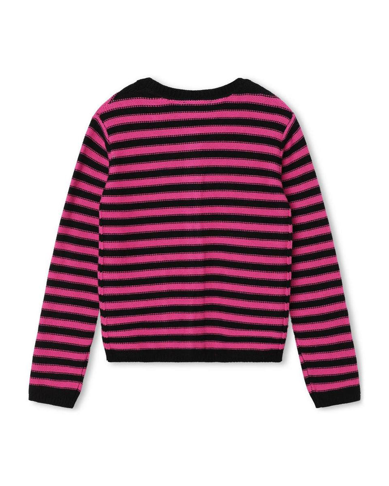 Cardigan Tricot - Rose Fuchsi - Fille - Sonia Rykiel