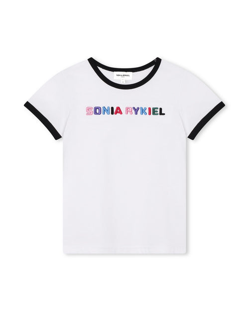 T-Shirt Manches Courtes - Blanc - Fille - Sonia Rykiel