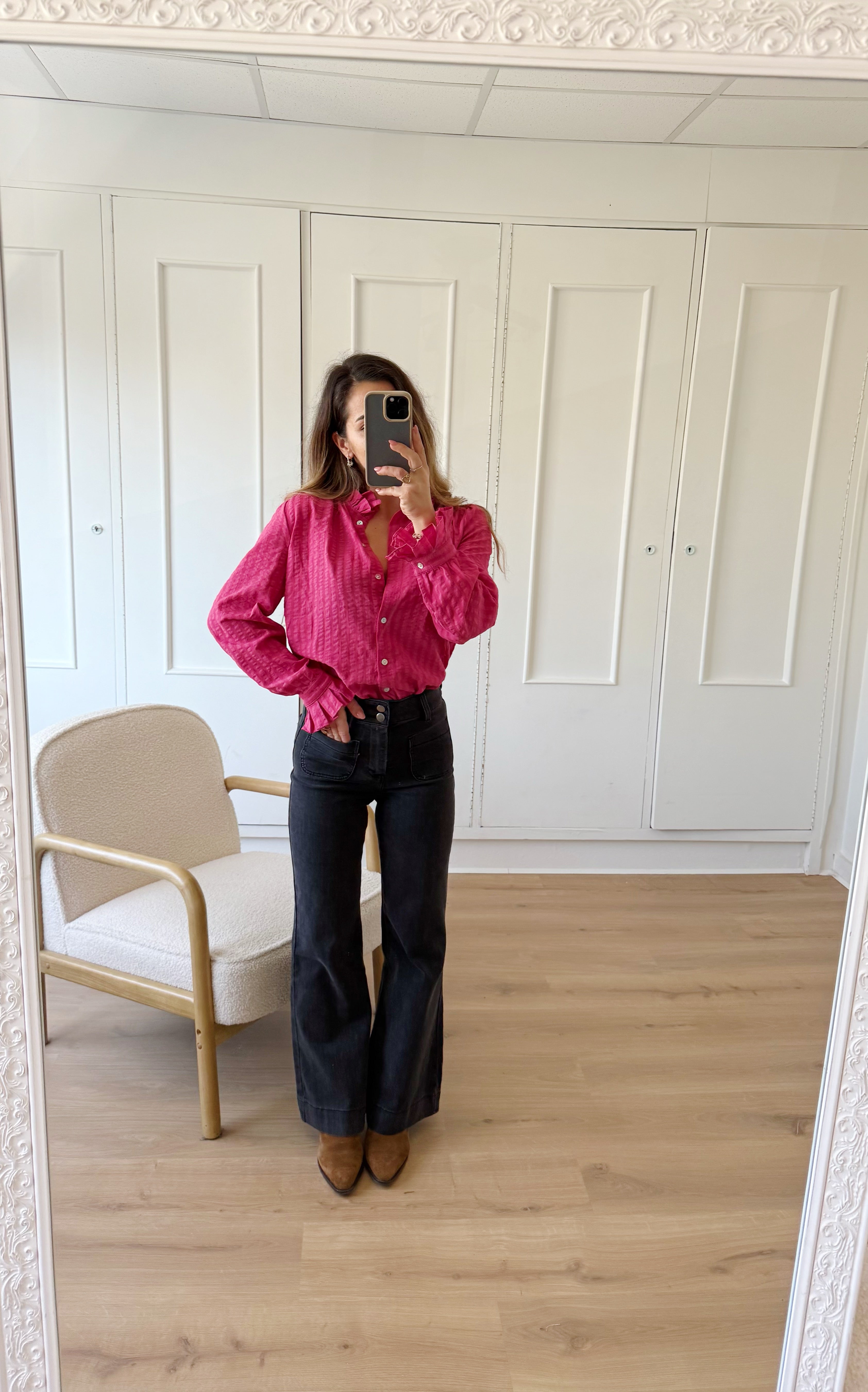 Elenette Anthracite Grey Jeans