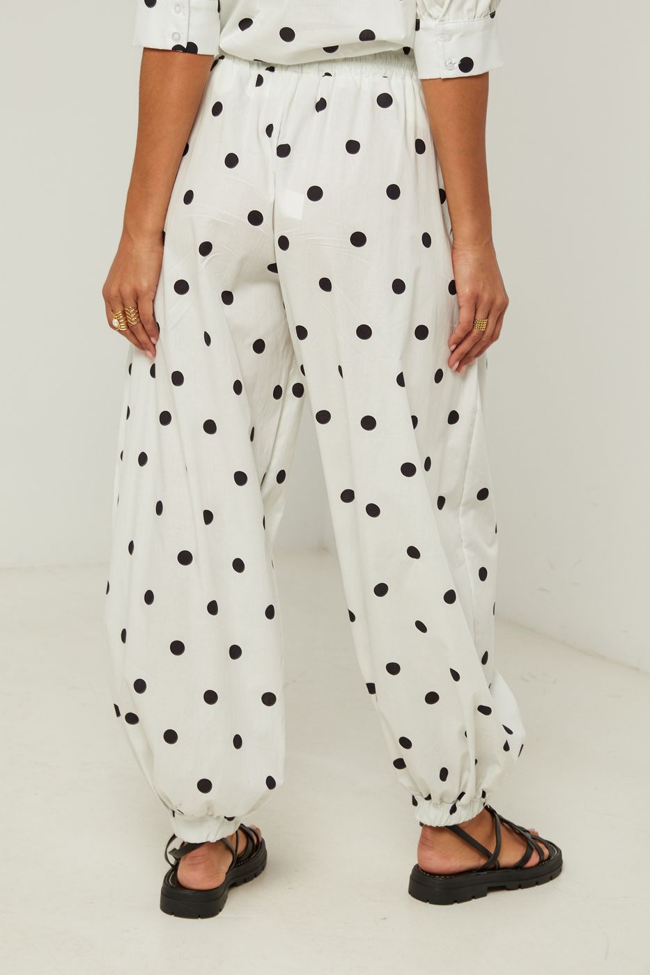 Pantalon En Coton - Blanc