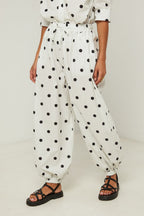 Pantalon En Coton - Blanc