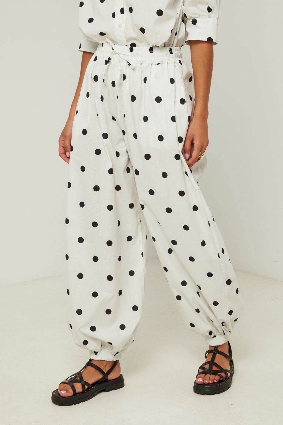 Pantalon En Coton - Blanc