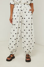 Pantalon En Coton - Blanc