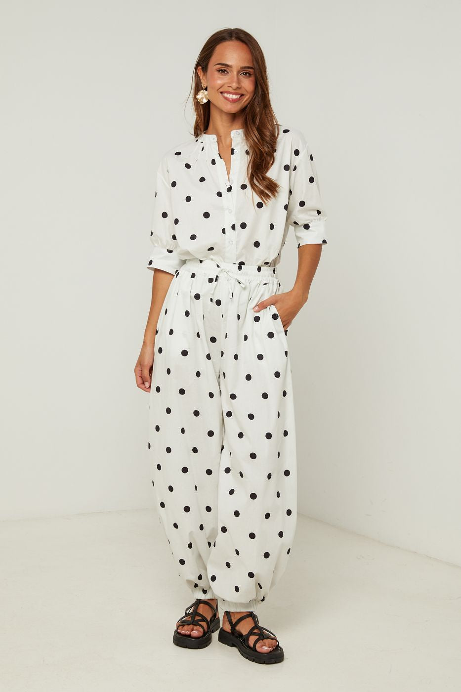 Pantalon En Coton - Blanc