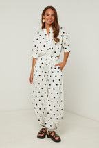Pantalon En Coton - Blanc