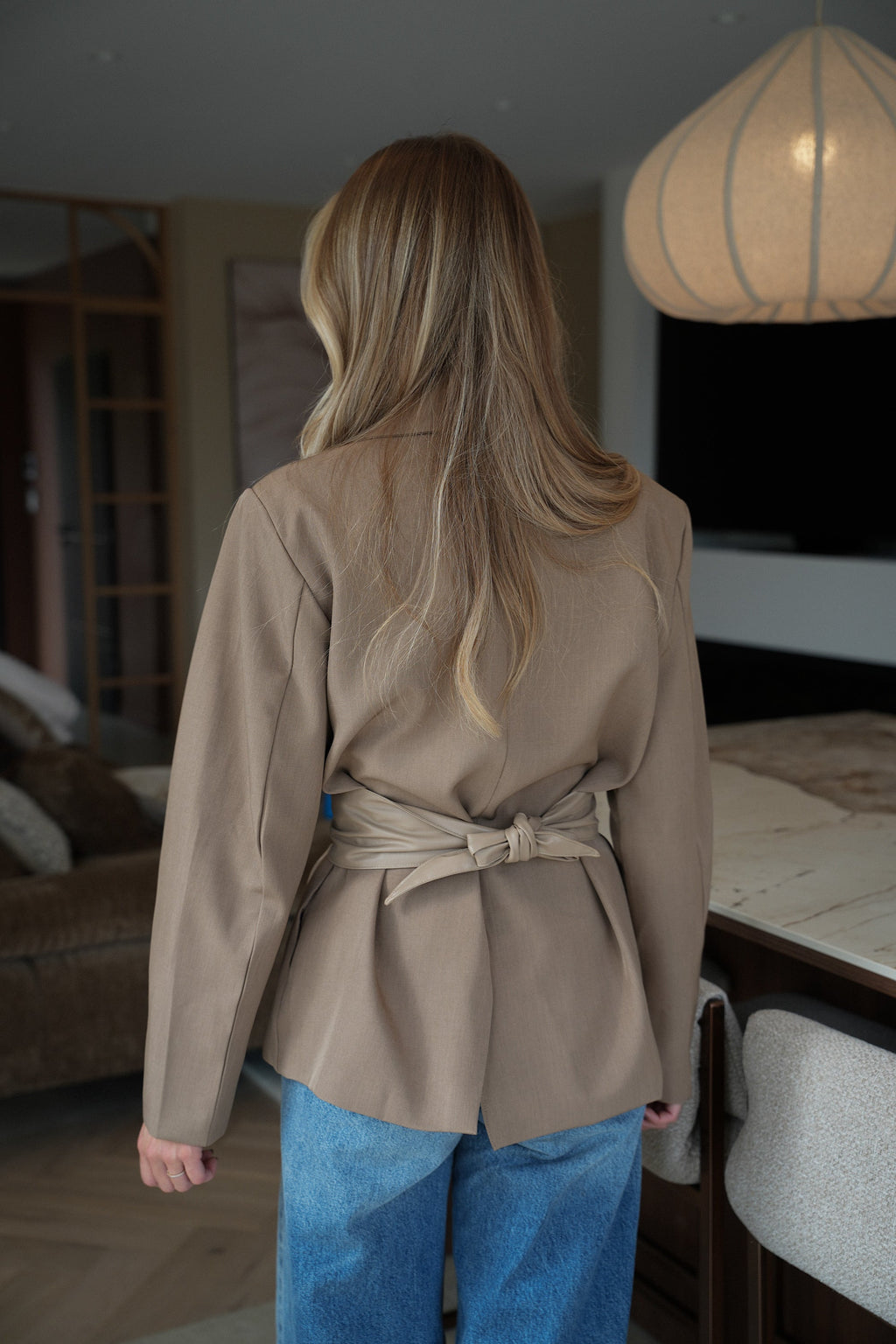 Dorothée Beige - Chaqueta tipo blazer