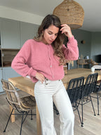 Maille En Laine Léonie Vieux Rose