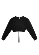 Demi Open Back Top - Black - Women