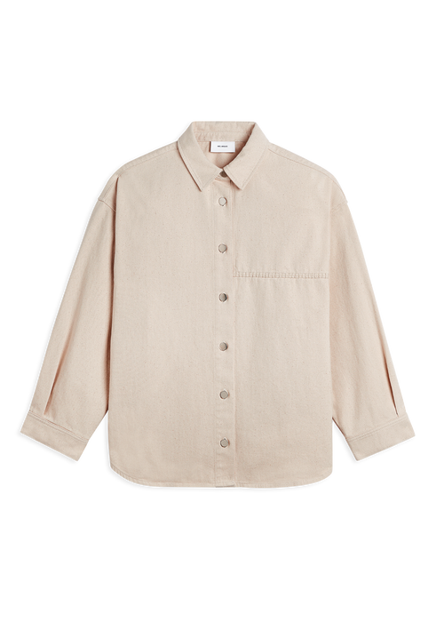 Glaze Oversized Shirt - Off White - Women