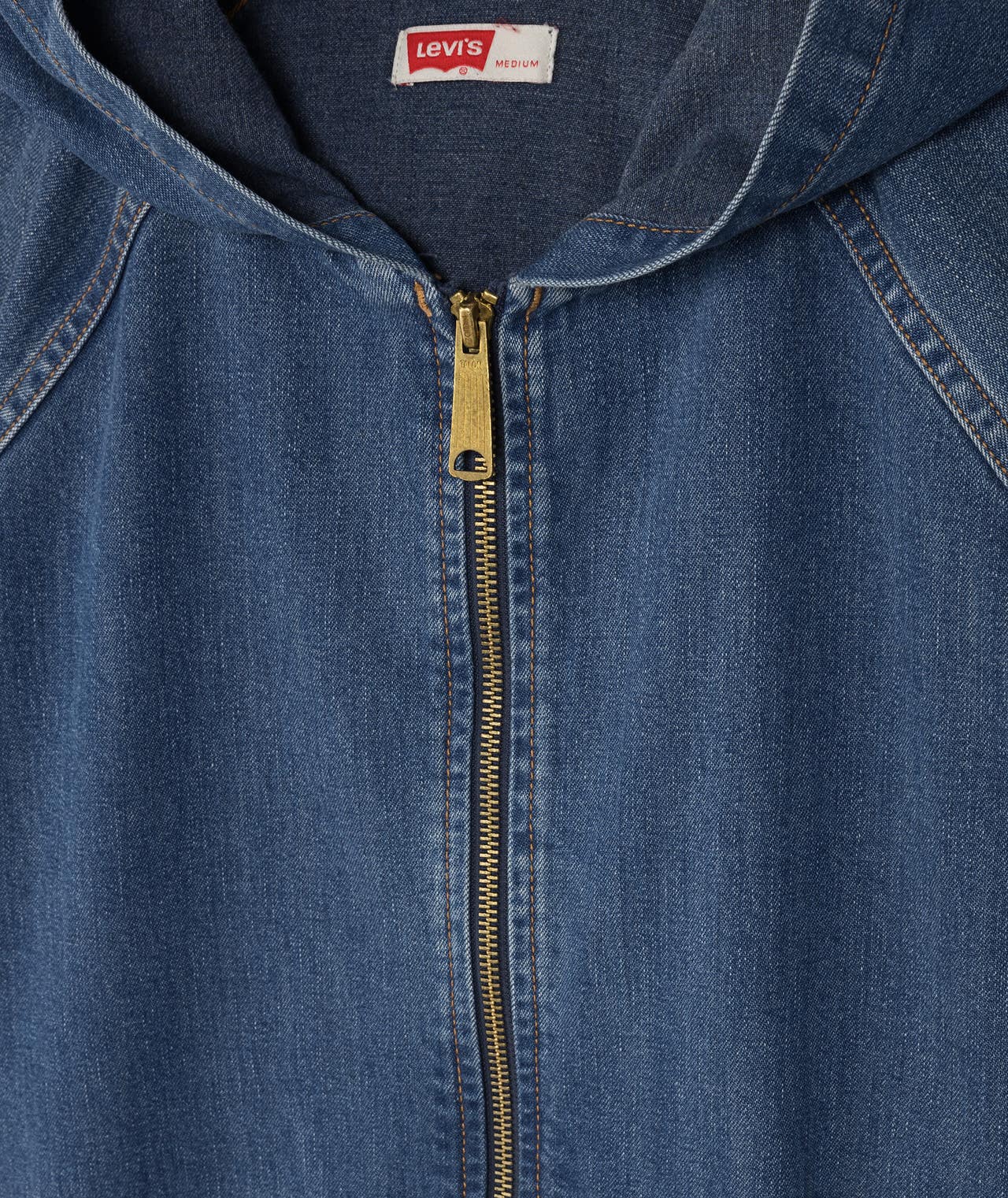 Levi'S Vintage Hooded Denim Jacket Blue