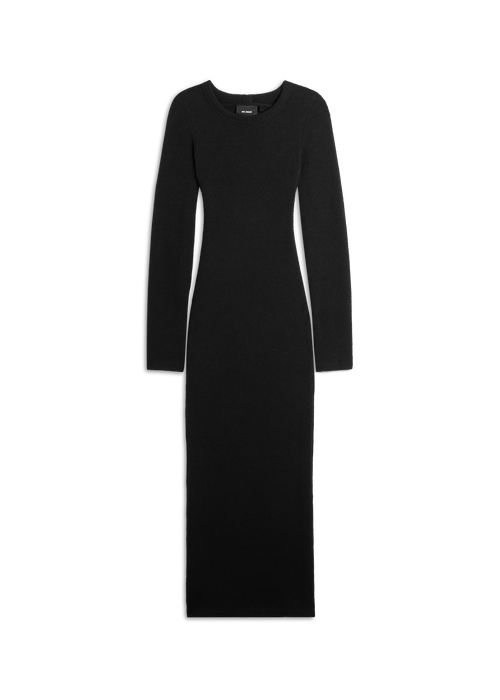 Fleur Open Back Dress - Black - Women