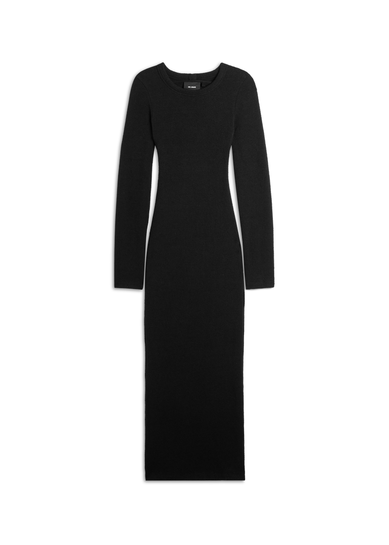 Fleur Open Back Dress - Black - Women