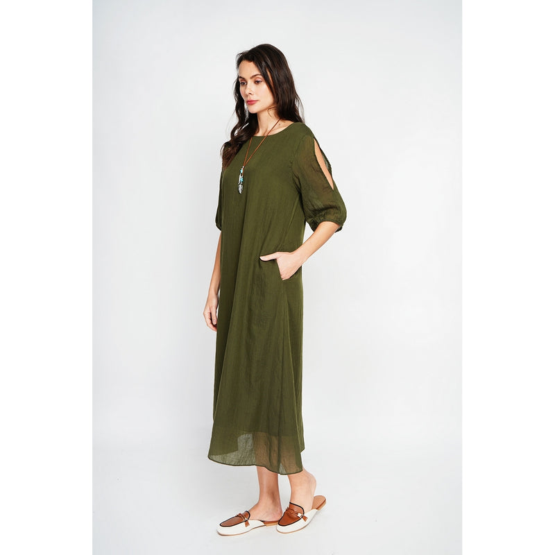 Vestido - Caqui claro