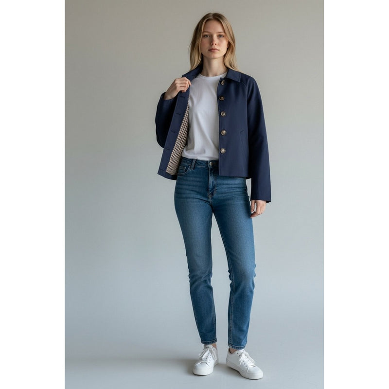 Gabardina - Azul marino