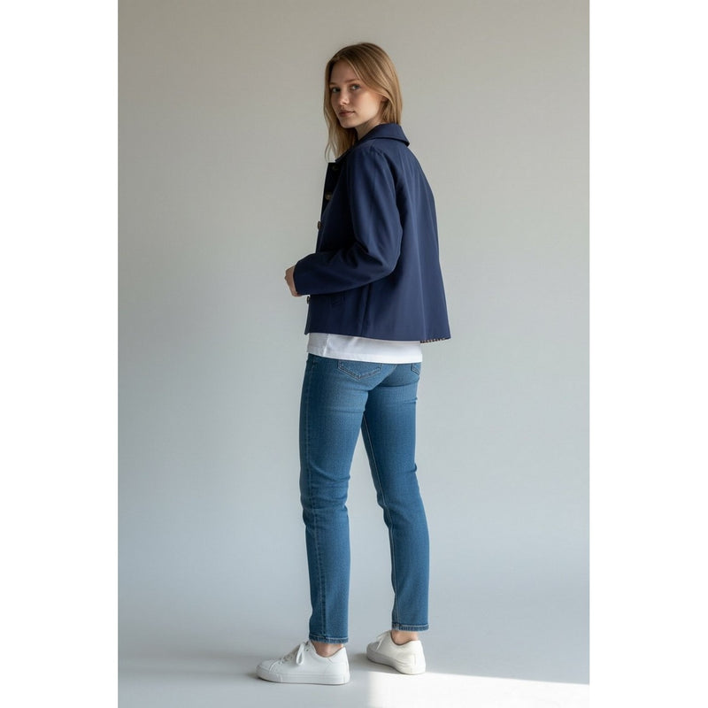 Gabardina - Azul marino