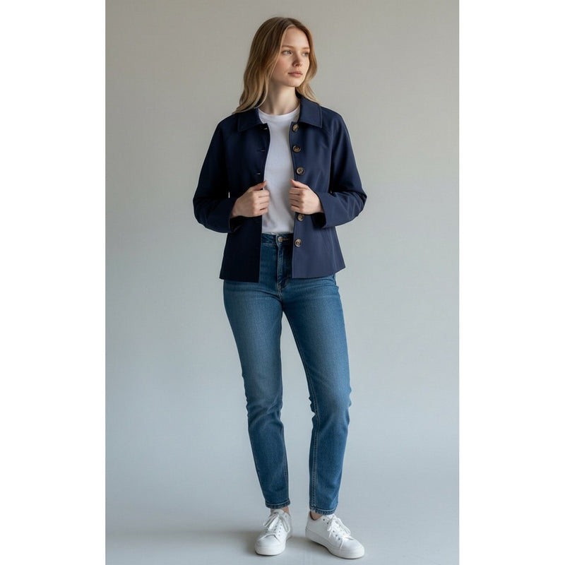 Gabardina - Azul marino