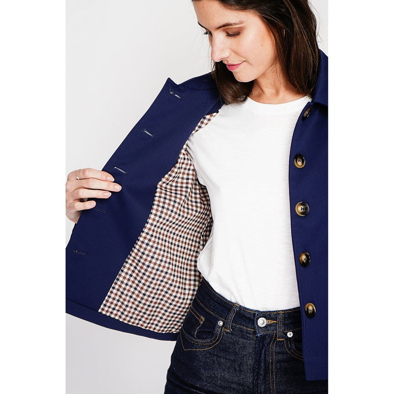 Gabardina - Azul marino