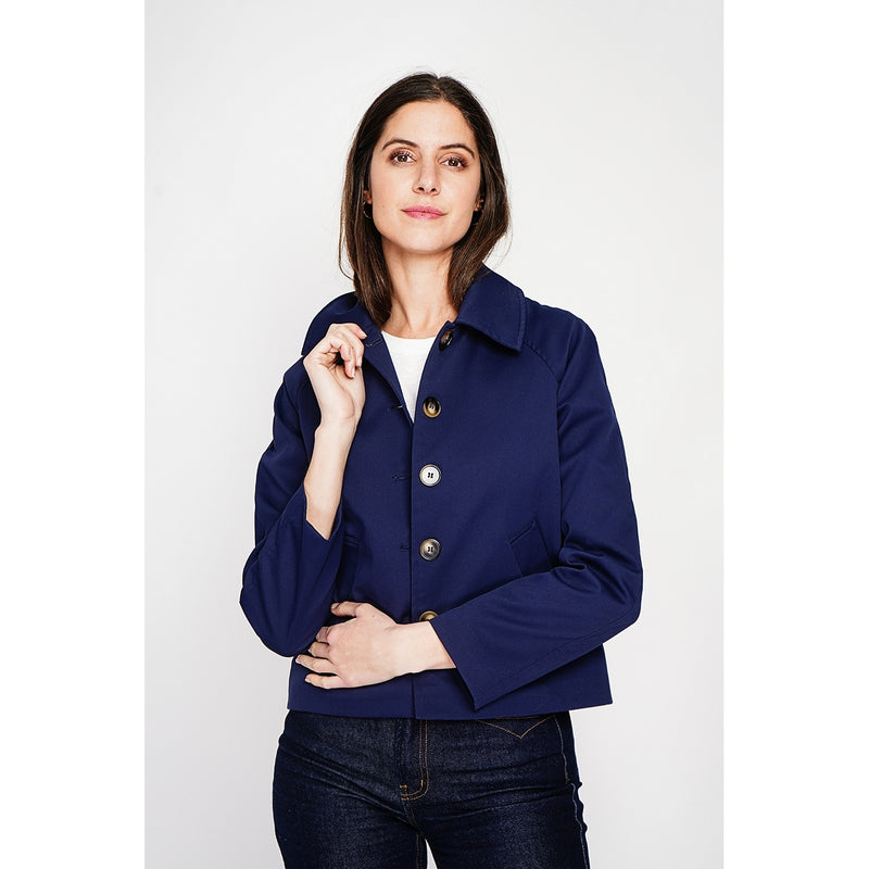 Gabardina - Azul marino