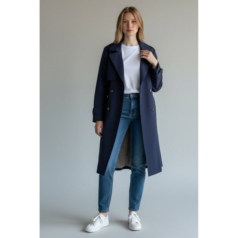Gabardina - Azul marino