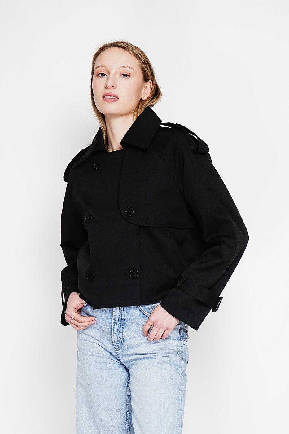 Gabardina - Negro - Mujer