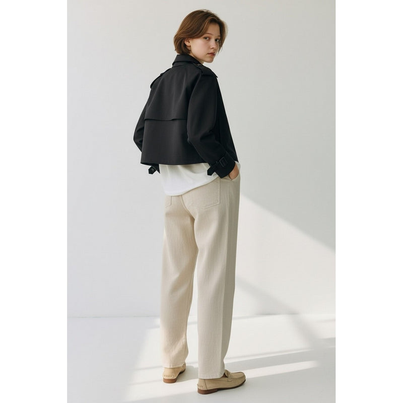 Gabardina - Negro