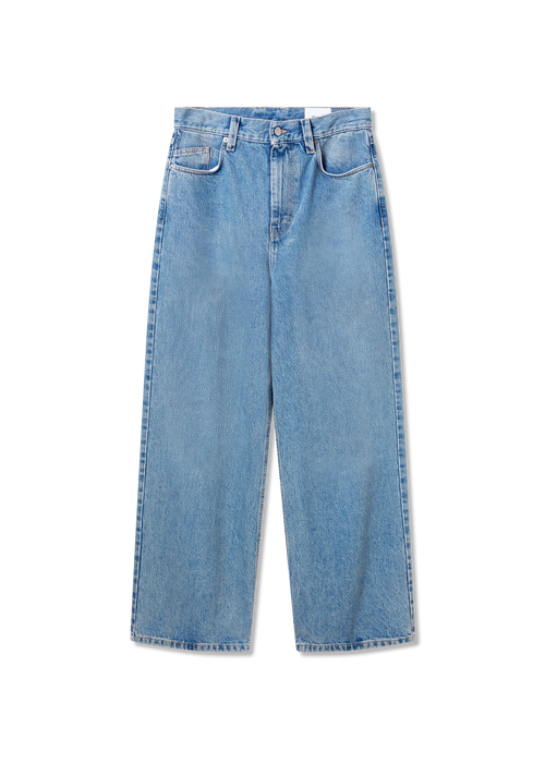 Clara Wide-Leg Jeans - Light Blue - Women