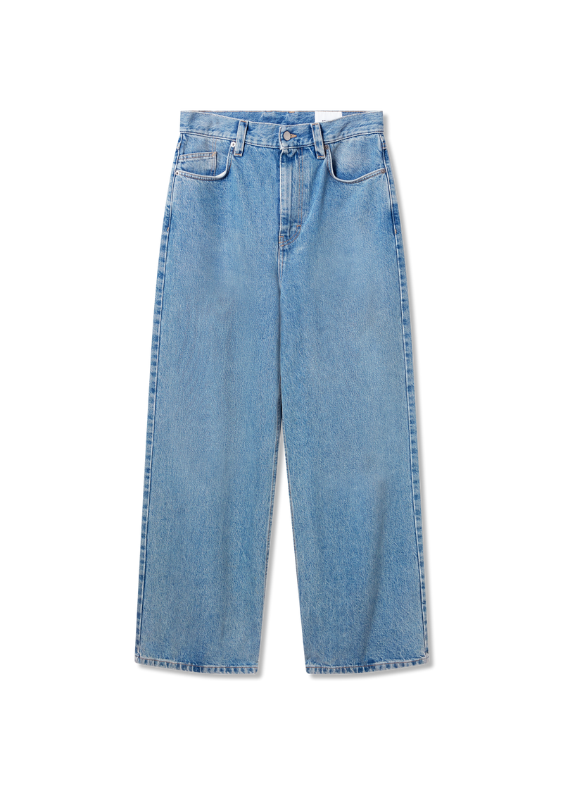 Clara Wide-Leg Jeans - Light Blue - Women