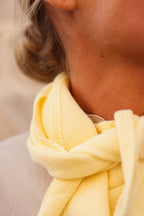 Léon Yellow Knit Scarf
