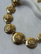 Collar Vintage Yves Saint Laurent - Relieve Martillado Xxl