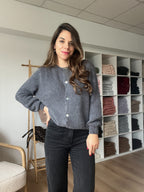 Prenda De Punto De Lana Léonie Gris