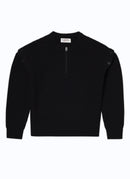 Fursac - Jersey De Lana Con Mangas Desmontables - Negro - Hombre