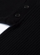 Fursac - Jersey De Lana Con Mangas Desmontables - Negro - Hombre