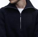 Fursac - Pull En Laine Mérinos - Marine - Homme