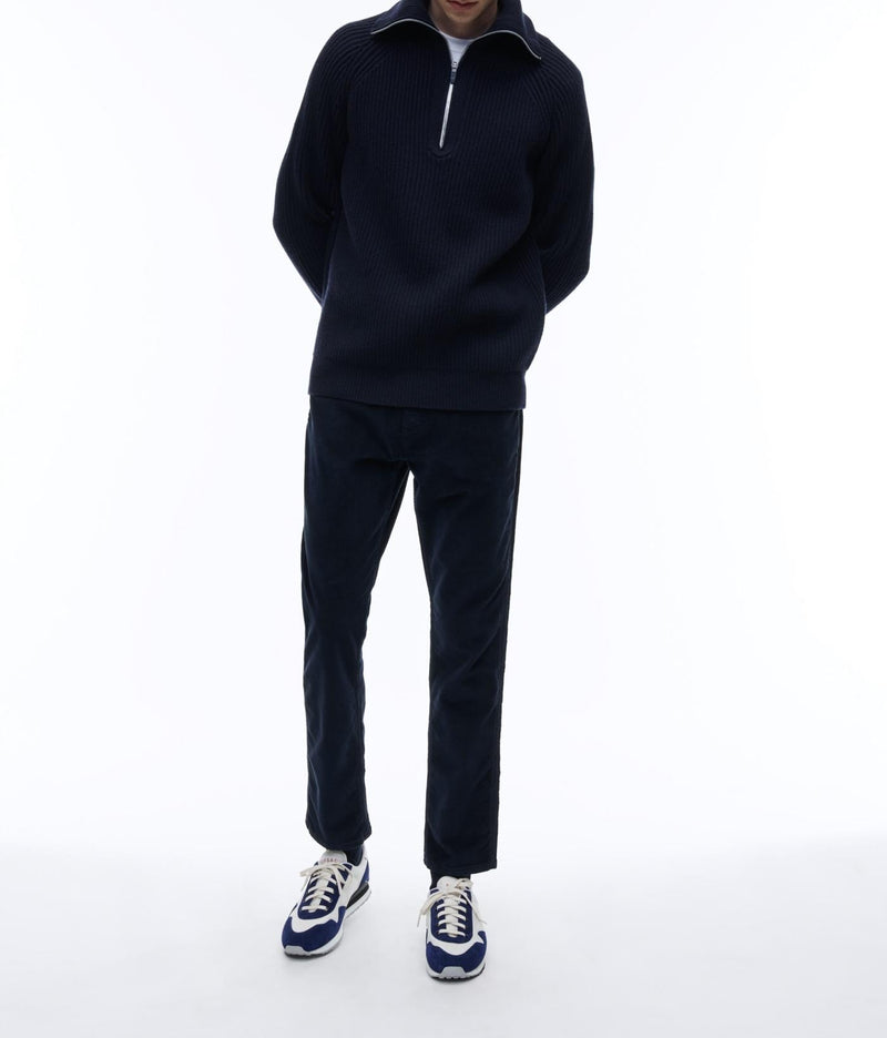 Fursac - Pull En Laine Mérinos - Marine - Homme