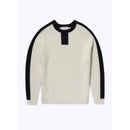 Fursac - Ecru Wool With Black Stripes Sweater