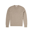 Pull Col V En Laine Et Cachemire - Camel