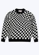 Fursac - Jersey De Cuadros De Algodón Y Cashmere - Negro - Hombre