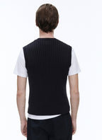 Fursac - Pull En Laine Et Coton Biologique - Marine - Homme