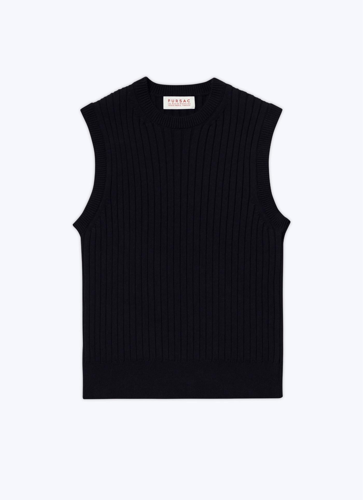 Fursac - Pull En Laine Et Coton Biologique - Marine - Homme